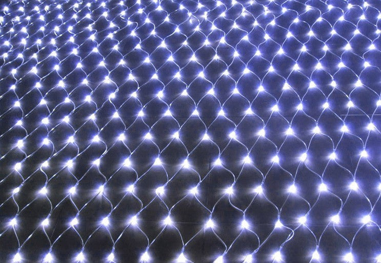 Christmas led lights string lights outdoor waterproof fishnet lights full of stars paved holiday lights wedding ins decorative lights