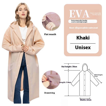 Disposable Thickened Raincoat Eva Raincoat Scenic Spot Hiking Rafting Concert Marathon Commonly Used